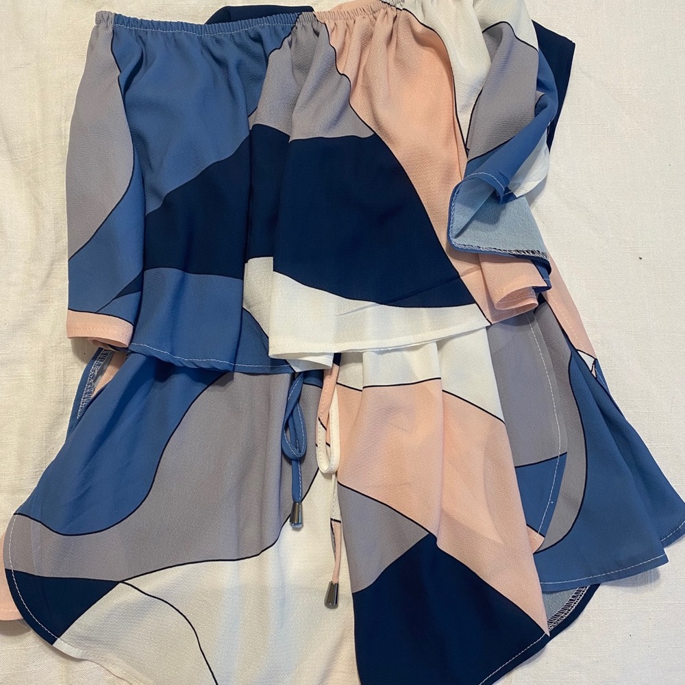 Strapless romper